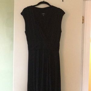 Long black maxi dress